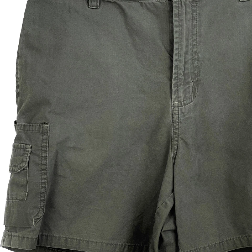 COLUMBIA MUJER BLANCO CAÍDAS EXTERIOR TIRO MEDIO CARGO CORTO VERDE OLIVA MEDIANO USADO EN EXCELENTE ESTADO Foto 2 de 4