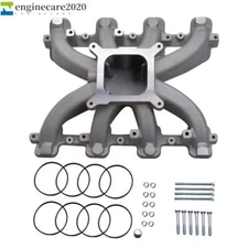300-132 Single Plane Carb Intake Manifold for GM LS1 LS2 LS6 Cathedral Port