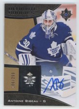 2015-16 Upper Deck Ultimate Collection gold Rookies - Auto /299 Antoine Bibeau