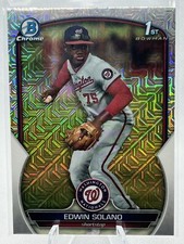 2023 Bowman Chrome Edwin Solano 1st Mojo