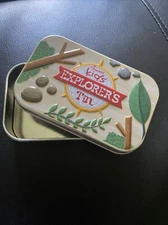 Chik Fil A Kids Explorer’s Collectors tin box 2.5 X 4 Chik-fil-a