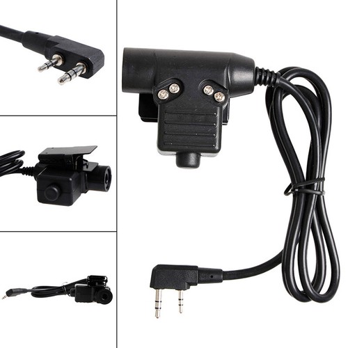 U94 PTT 2Pin Walkie Talkie Transceiver for TYT 5R Radio Headset - Zdjęcie 2 z 8