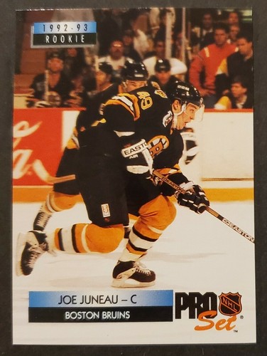 1992 Pro Set Joe Juneau #219 card