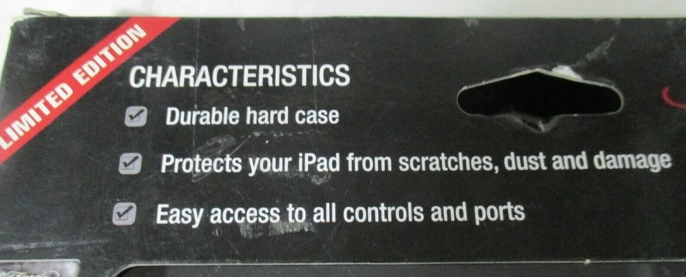 Ed Hardy IPad Cover Hard Case Limited Edition IP10A01 Charcoal Opened never used - Image 3 of 3