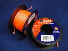Spear & Jackson Orange Braided Nylon Bricklayers Line 2 x 50 Metre Spools UK50M8
