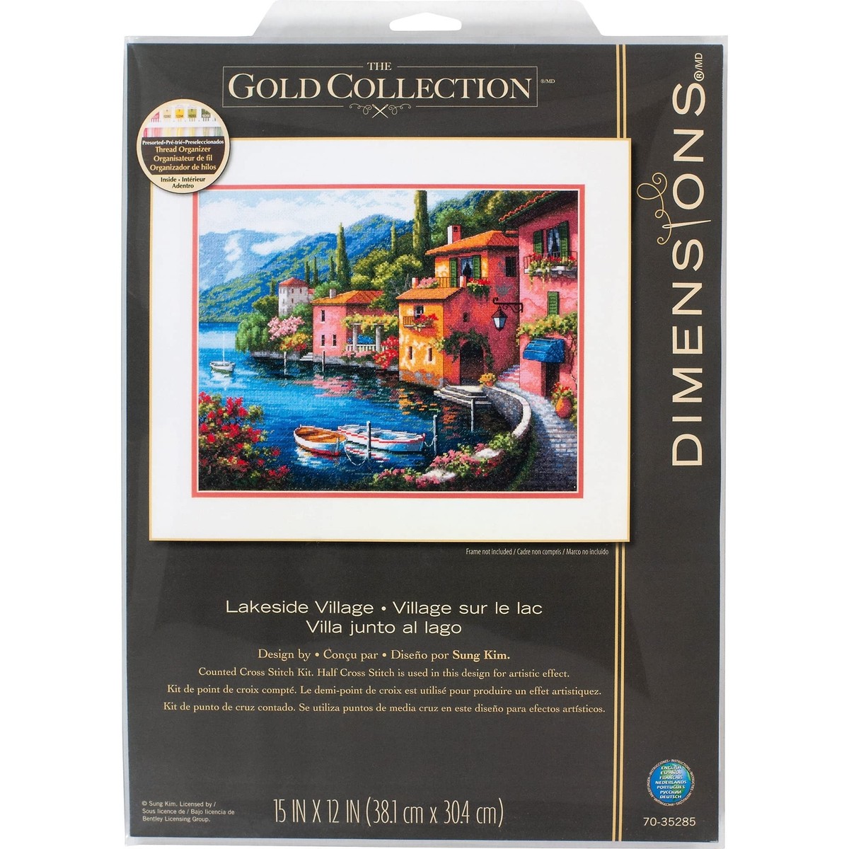 Dimensions 70-35285 Gold Collection Seaside Summer Village