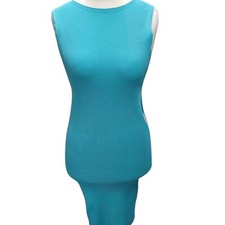 Misguided Ladies Mini Blue Formal Wedding Evening Summer Womens Dress Size 14-16