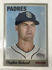 2019 TOPPS HERITAGE CLAYTON RICHARD 79 SAN DIEGO PADRES