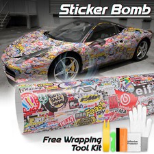 Premium Jdm Usdm Anime Graffiti Sticker Bomb Vinyl Decal Sticker Wrap Sheet Lio