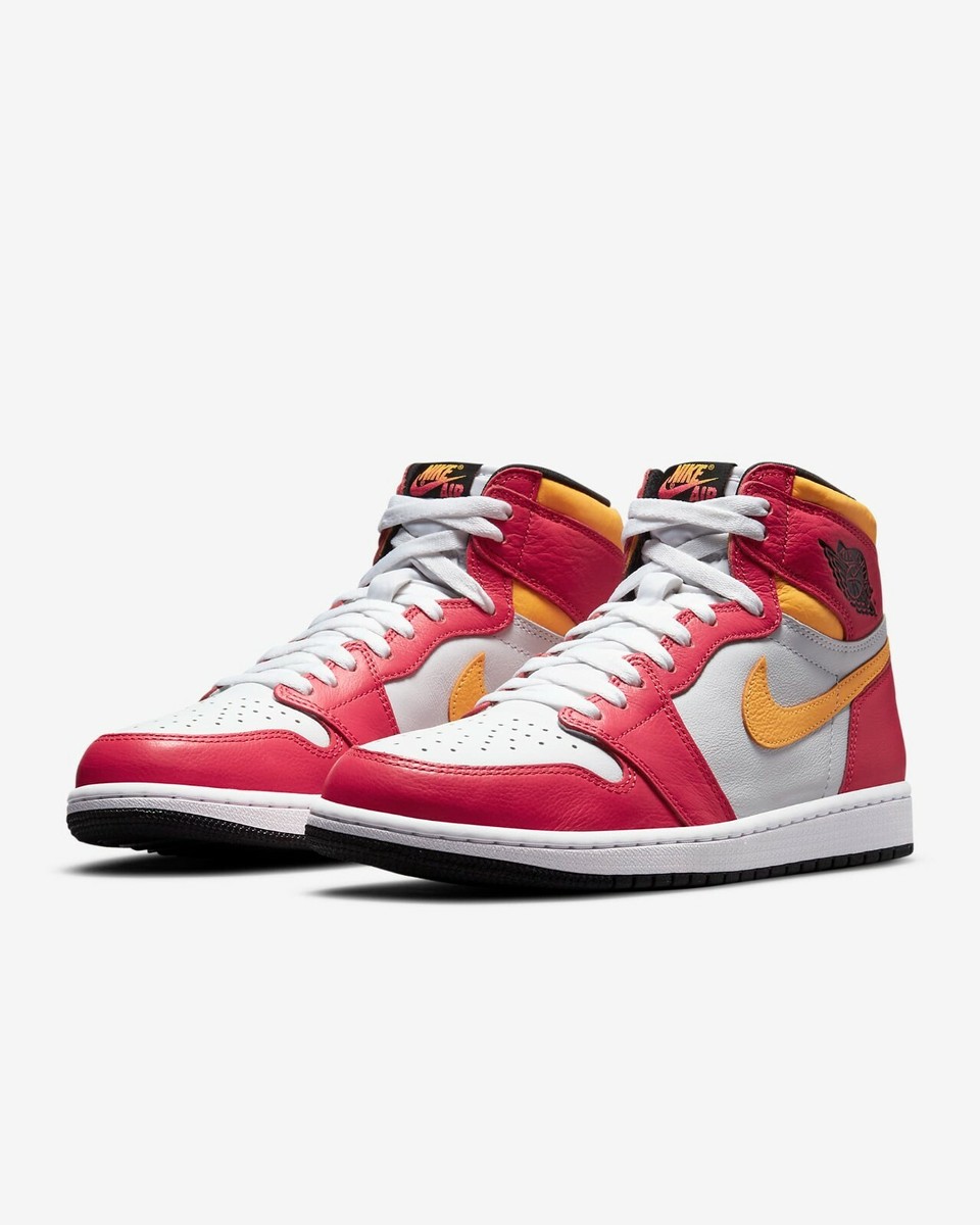 Size US6 - Jordan 1 Retro High OG Light Fusion Red 2021 555088-603 