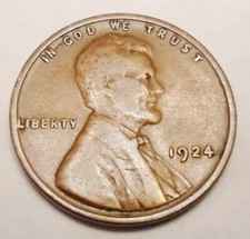 1924 P Lincoln Wheat Cent / Penny   *VF - VERY FINE*    **FREE SHIPPING**