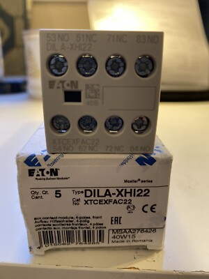 XTCEXFAC22   Eaton / Moeller  DILA-XHI22 2NO-2NC (ORGINAL USA STOCK GA)