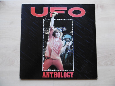 Ufo Phil Mogg Andy Parker Autogramme signed LP-Cover ''Anthology'' Vinyl