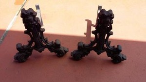 Fireplace Log Holder Shed Cast Iron Old Tools Rare Metal House