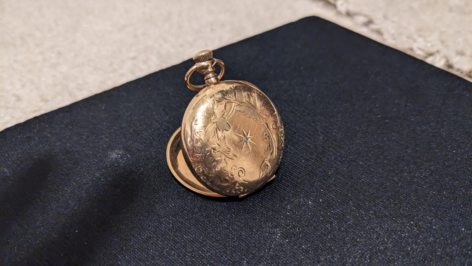 1902 Waltham Pocket Watch, 17 jewel, Keystone 14K gold filled double