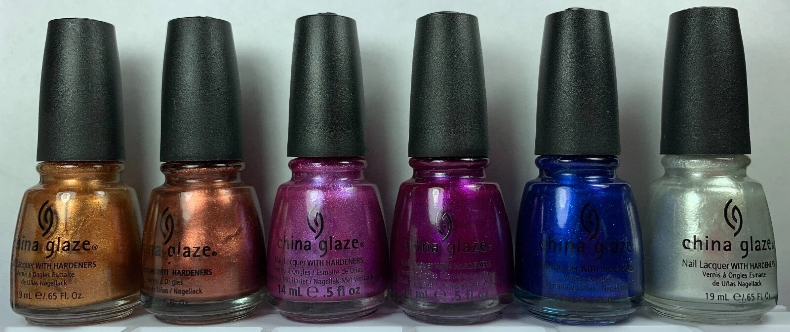 China Glaze Nail Polish WE ADORN YOU Collection Complete 6 Lacquers (589-594)