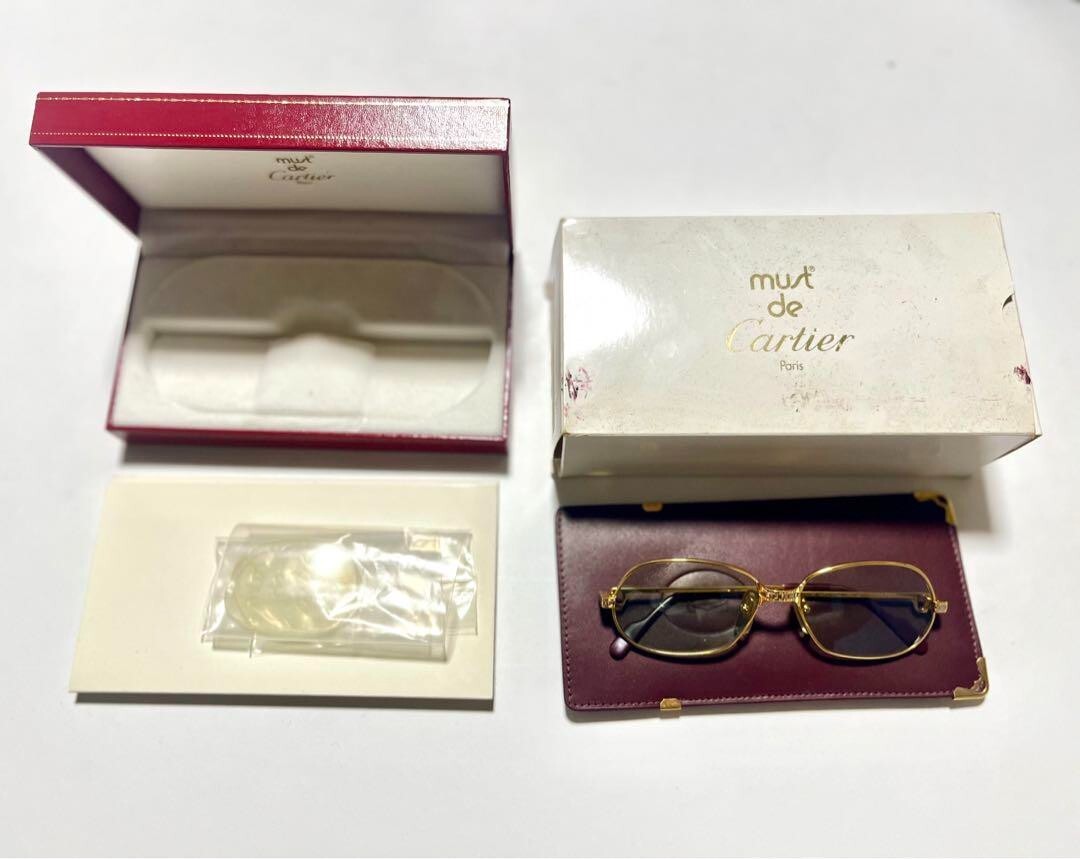 Old Cartier 18k Panther Sunglasses Fashion Accessories collection