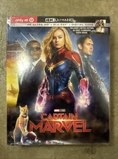 Captain Marvel 4k Ultra HD + Blu-ray + Digital TARGET EXCLUSIVE *BRAND NEW*