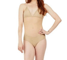 Capezio 3763W Adult Plunge Neck Mesh Midriff Leotard - Retail 40