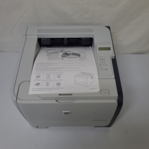 HP LaserJet P2055DN Printer *Serviced* Black & White Monochrome Duplex Network