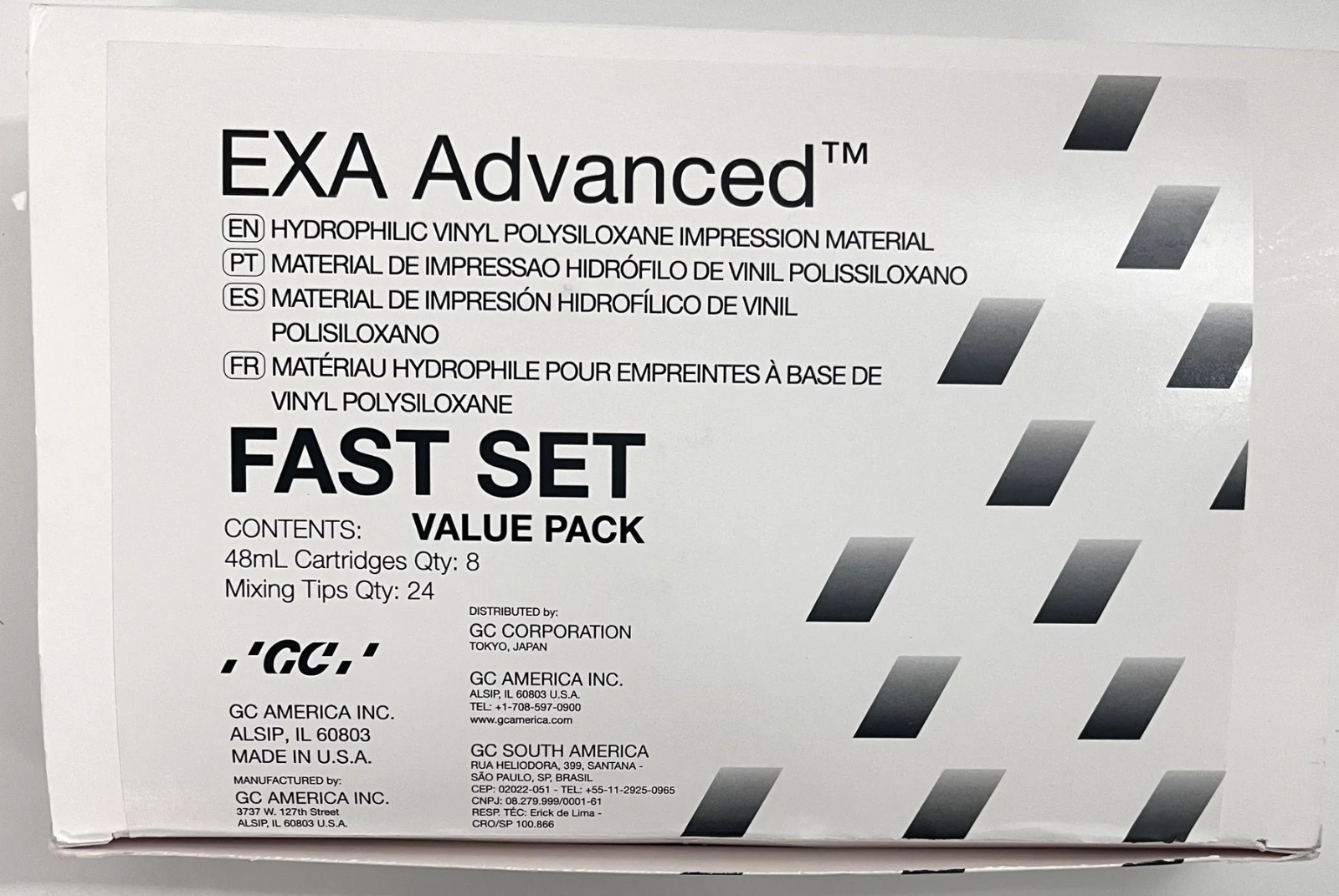 EXA Advanced™ Injection Type (L/B) Fast Set Impression Material 48mL ...