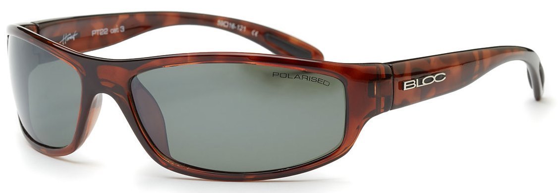 BLOC HORNET PT22 Mens/Womens POLARISED Sunglasses SHINY TORT GREEN
