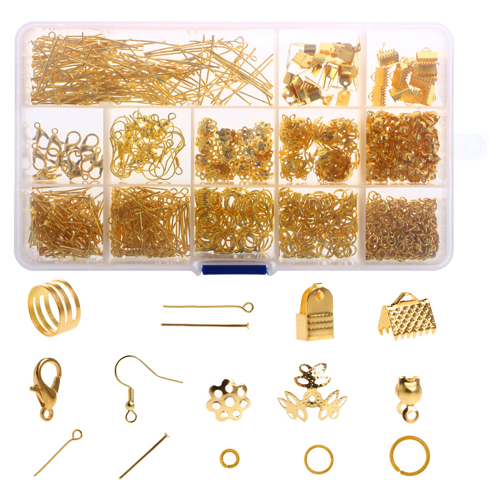 760Pcs Jewelry Making Findings Clasps Hooks DIY Necklace Earring
