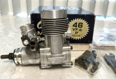 O.S. 46VF ABC-P Motor mit PD-04 Pumpe 2-Takt Motor #15335 Neu in OVP sehr selten
