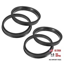 4pcs Plastic to 72.56mm Car Hub Centric Rings Wheel Bore Center Spacer 64.1mm