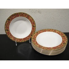 (8) Wedgwood Persia 8" Rim Soup Bowls