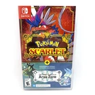 Nintendo Switch Pokemon Scarlet + The Hidden Treasure of Area Zero DLC CIB