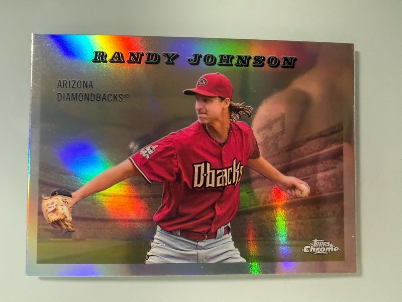 2025 Topps Chrome Platinum Randy Johnson Rails And Sails Refractor #55RS-14