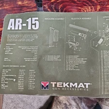 TEKMAT AR-15 Gun Cleaning Mat Bench Mat for Rifle - 12X36IN