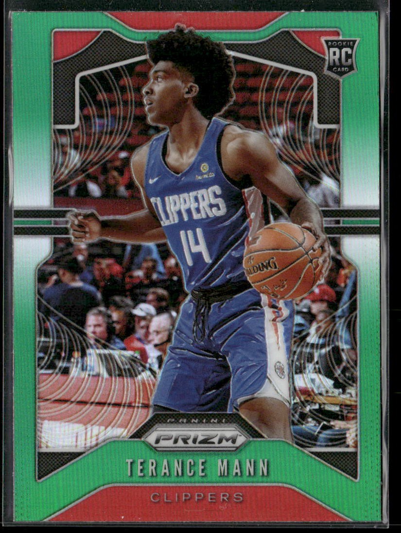 2019-20 Panini Prizm #296 Terance Mann Prizms Green