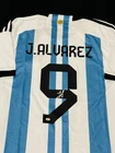 Julian Alvarez Signed Argentina Pro Style Soccer Jersey COA