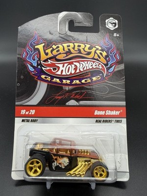 Hot Wheels Larry's Garage Bone Shaker Black Copper Gold 19/20 Real Riders