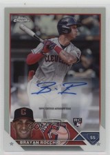 2023 Topps Chrome Update Auto Refractor 260/499 Brayan Rocchio #AC-BR Auto 1rm3