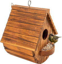 Bird Houses for Outside, Outdoor Bird House Room for Bird Families Bluebird Finc