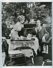 HOTEL PARADISO 8x10 b/w Press Photo / Gina Lollobrigida & Robert Morley