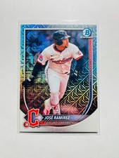 2025 Bowman Chrome Jose Ramirez Mega Box Mojo Refractor  #21 Guardians