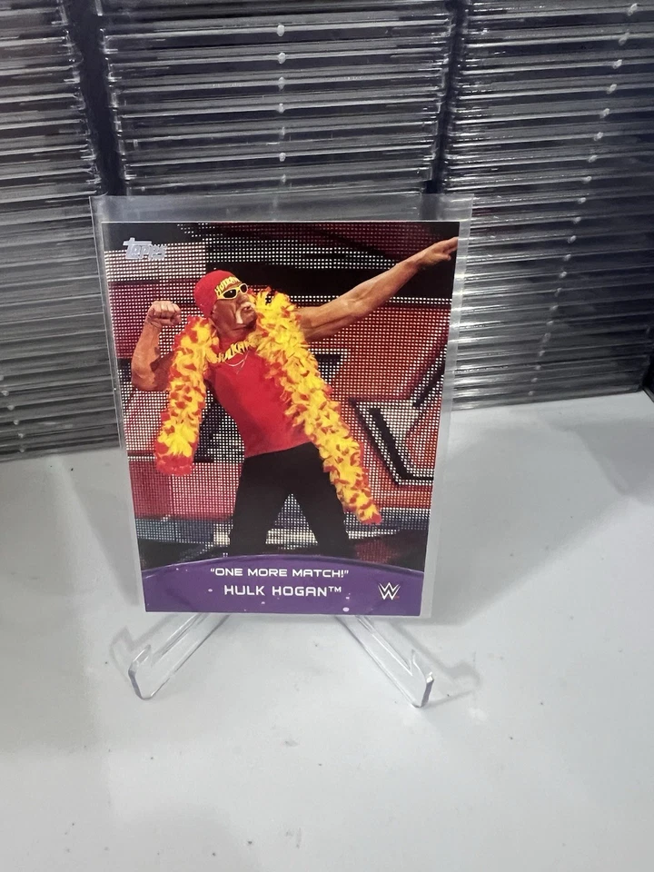 2015 Topps WWE Crowd Chants One more Match! Hulk Hogan - Image 2 of 4