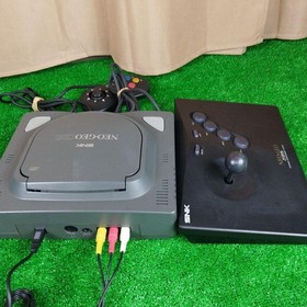 NEO-GEO CDZ Console, Stick, Controller, and Cable Set tested s1631M
