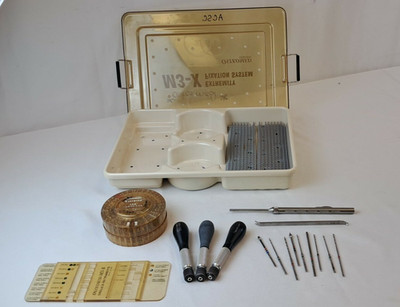 16 Pc OsteoMed MX3 Extremity Fixation Set w/ Case