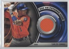 2016 Topps Update Retail 500 HR Futures Club Relics 52/99 Carlos Correa 0c6