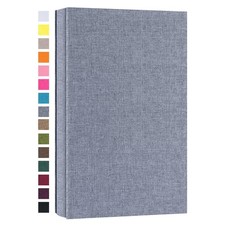 potricher Photo Album for 4x6 300 Horizontal 300 Pockets No Window, Gray
