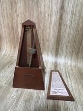 Vintage Wooden Seth Thomas Metronome E873-006 10 USA Made Adjustable Tempo