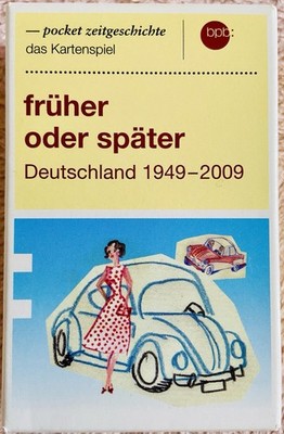 früher oder später Deutschland 1949-2009 Kartenspiel 2 bis 5 Spieler