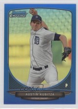 2013 Bowman Draft Picks Chrome Blue Refractor 63/99 Austin Kubitza #BDPP53 0c6