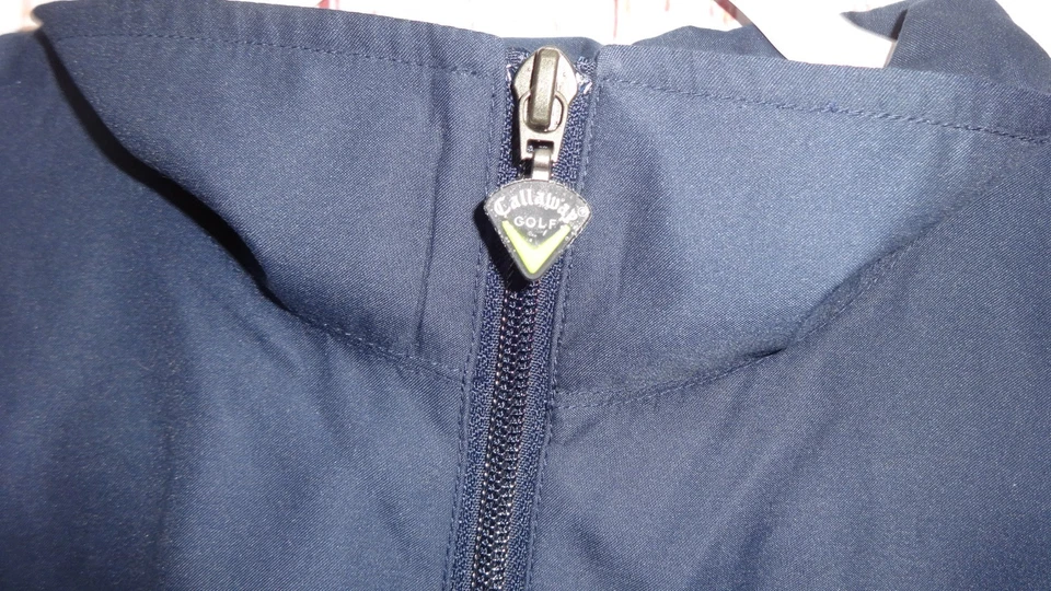 Chaleco de golf Callaway XL azul marino cortavientos 1/4 cremallera informal cómodo de colección para hombre Foto 3 de 4