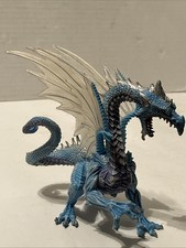 2010 Safari LTD Ice Dragon Figurine Mythical Blue Purple